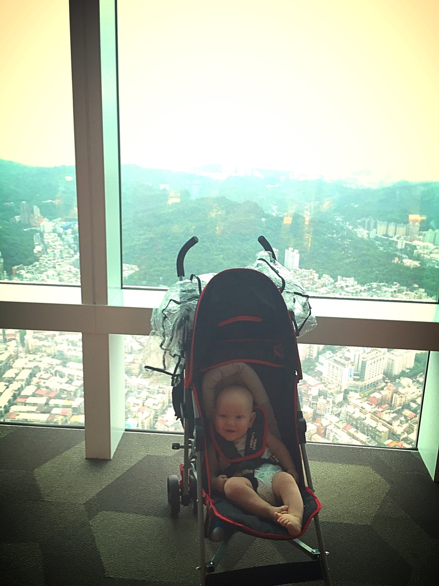 View from the observation deck of Taipei 101
